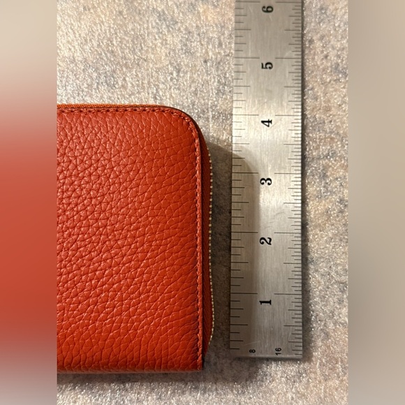 NWT Kate Spade Long Continental Zip Around Leather Wallet Taylor Autumn Oak - Picture 11 of 13